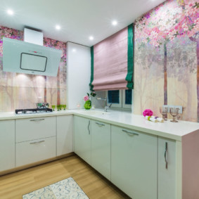 mutfak iç fikirler için neme dayanıklı duvar kağıdı