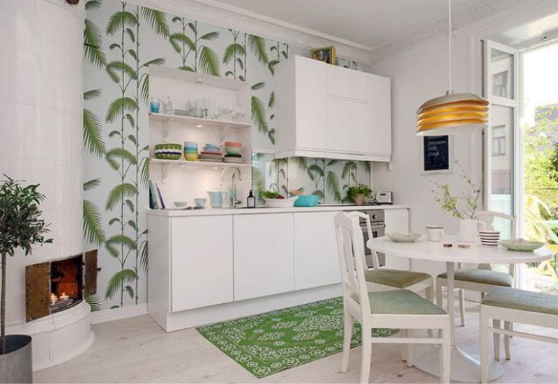 Alfombra verde delante del auricular