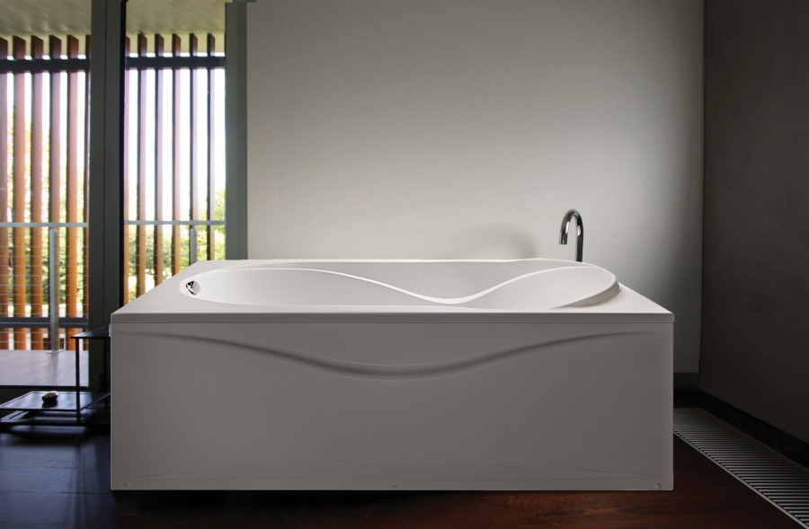 Baignoire minimaliste en acrylique