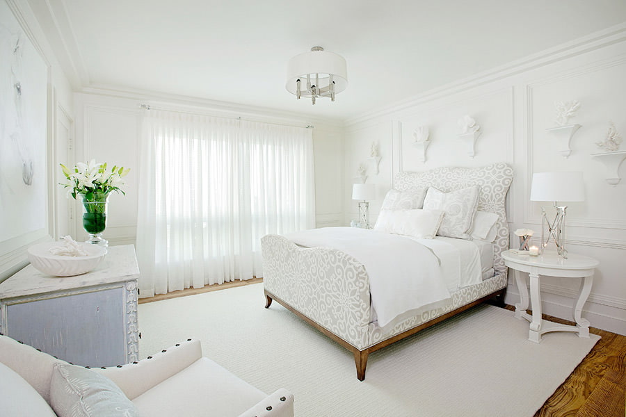 white furniture in the bedroom