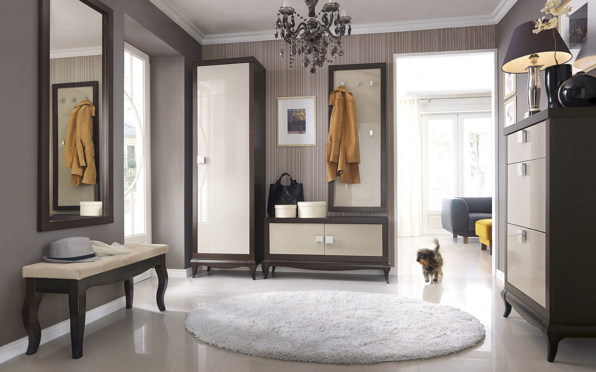 grand couloir dans un style moderne