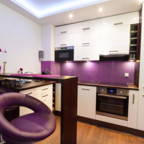 dapur dalam idea foto rumah panel