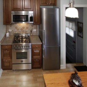 dapur dalam idea reka bentuk rumah panel