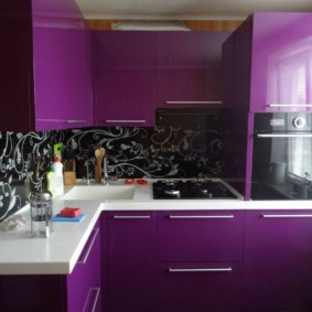 dapur dalam ruang dalaman panel idea