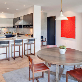 Table de cuisine en bois massif