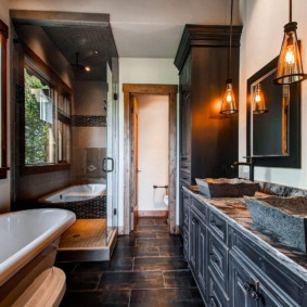 Yüzeye monte taş lavabolar