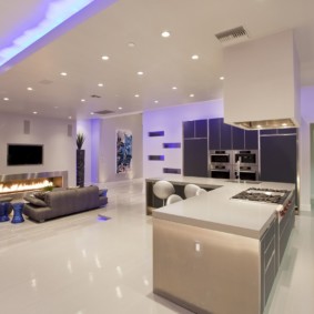 Spots de plafond tendus