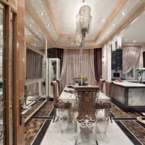 Sala de jantar Art Deco Kitchen