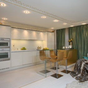 Balcão de barra de vidro temperado