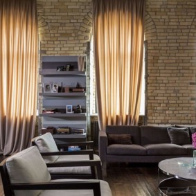 Maçonnerie dans la conception du salon