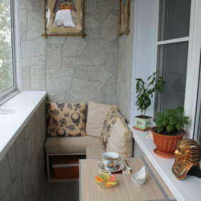 Décoration murale du balcon en pierre naturelle