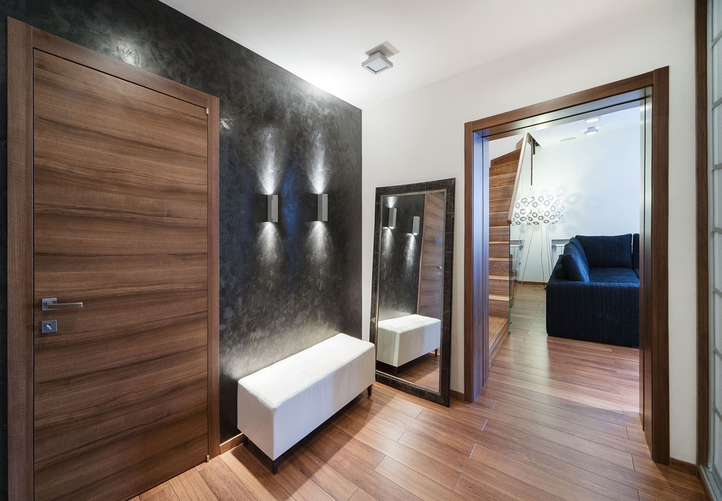 intérieur de couloir de haute technologie