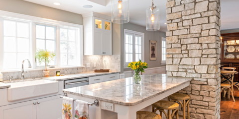 table en pierre artificielle