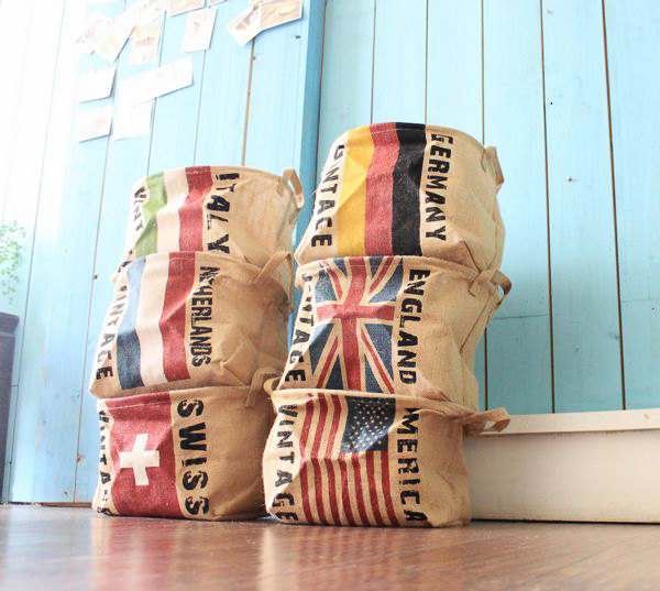 giỏ giặt trong ý tưởng trang trí phòng tắm