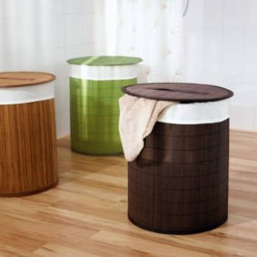 ý tưởng thiết kế giỏ phòng tắm giặt