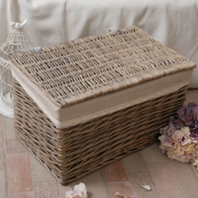 ý tưởng giỏ giặt trong phòng tắm