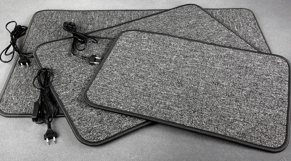 heated bathroom mats