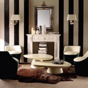 armchairs for the kitchen interior photo