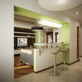 holul bucătăriei interior