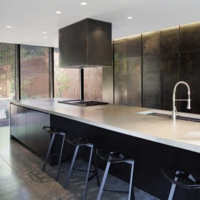 bucătărie cu patina fotografie interioară