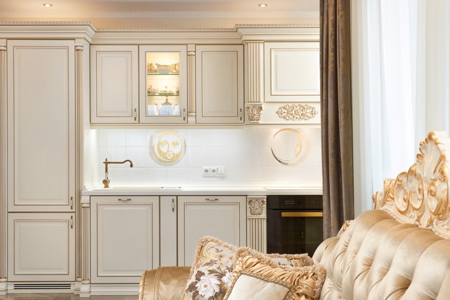 bucatarie cu idei de decor patina