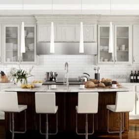 bucatarie cu idei de design patina