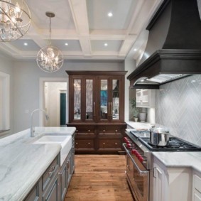 bucatarie cu idei de design patina