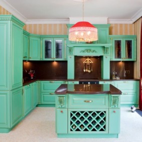 bucatarie cu patina idei foto