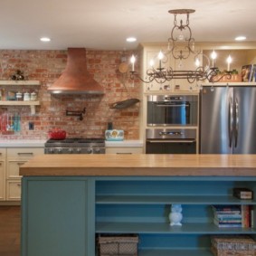 bucatarie cu interior patina