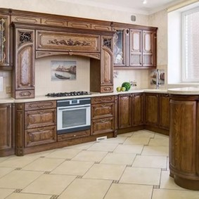 bucătărie cu patina fotografie interioară