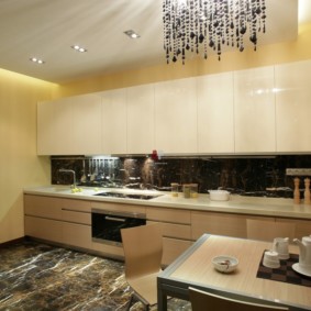 dark floor kitchen photo ideas