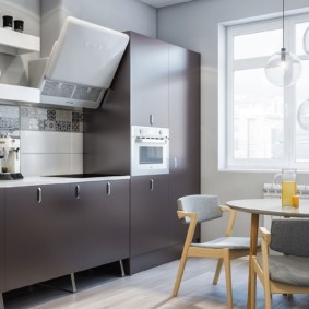 Küche mit Fenster im Arbeitsbereich Fotodesign