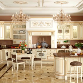 bucatarie cu idei de design patina