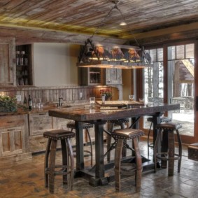 bucatarie cu patina idei interioare