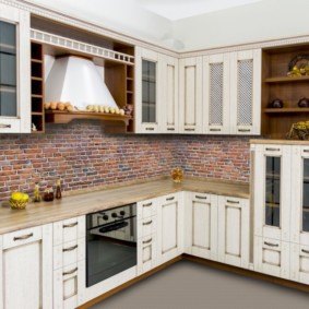 bucatarie cu idei de design patina