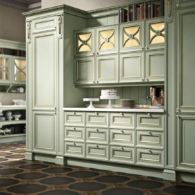 bucatarie cu interior patina