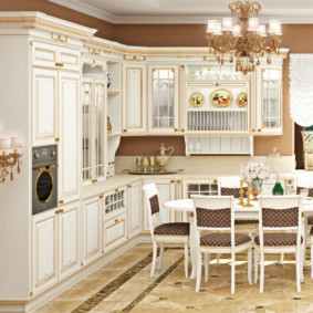 bucatarie cu idei interioare de patina