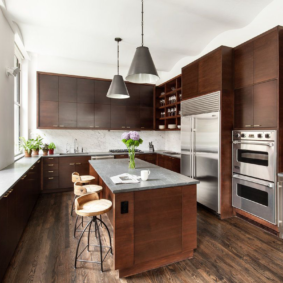 dark floor kitchen ideas