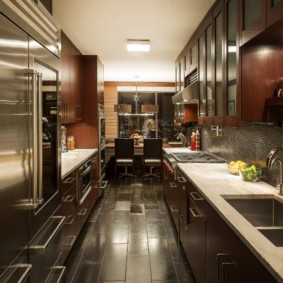 dark floor kitchen options