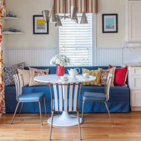 أفكار تصميم مقاعد البدلاء المطبخ