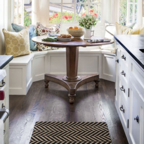 ديكور المطبخ مقاعد البدلاء الصورة