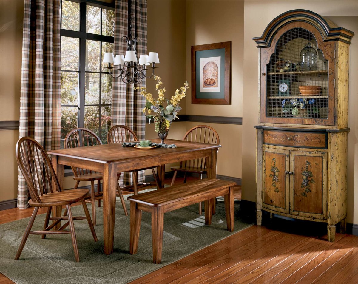 مقعد المطبخ الخشبي