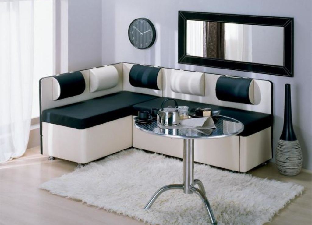 طاولة المطبخ الزاوية مع رصيف