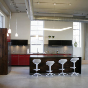 comptoir de bar pour la décoration de la cuisine