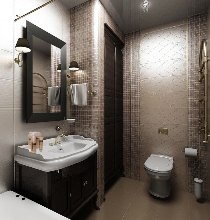 Plomberie blanche dans la salle de bain