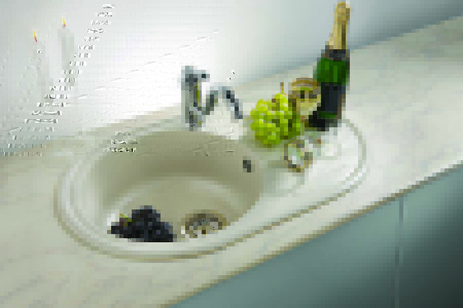 évier pour cuisine en pierre artificielle décor photo