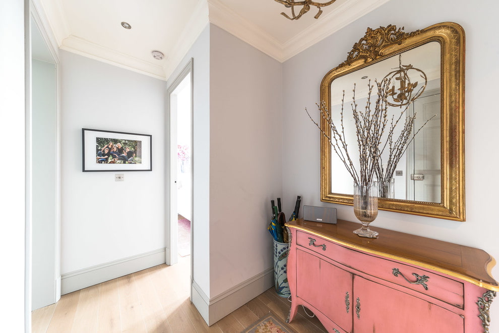 idées de conception de miroir mural couloir