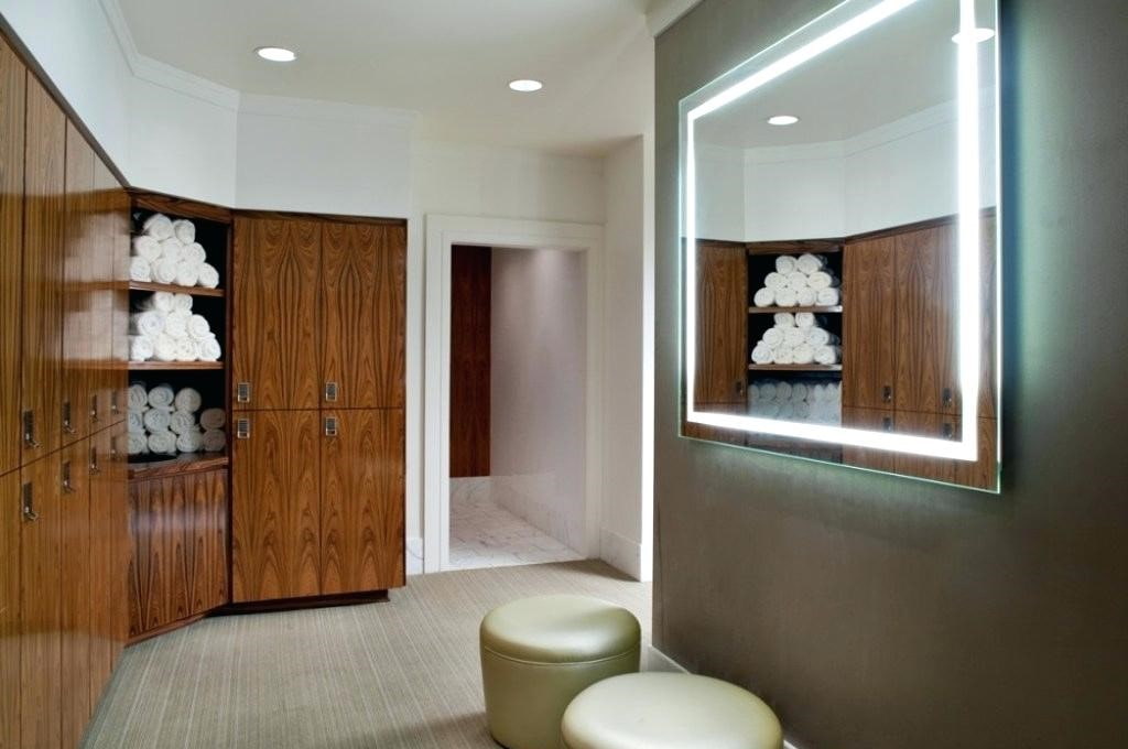 miroir mural illuminé