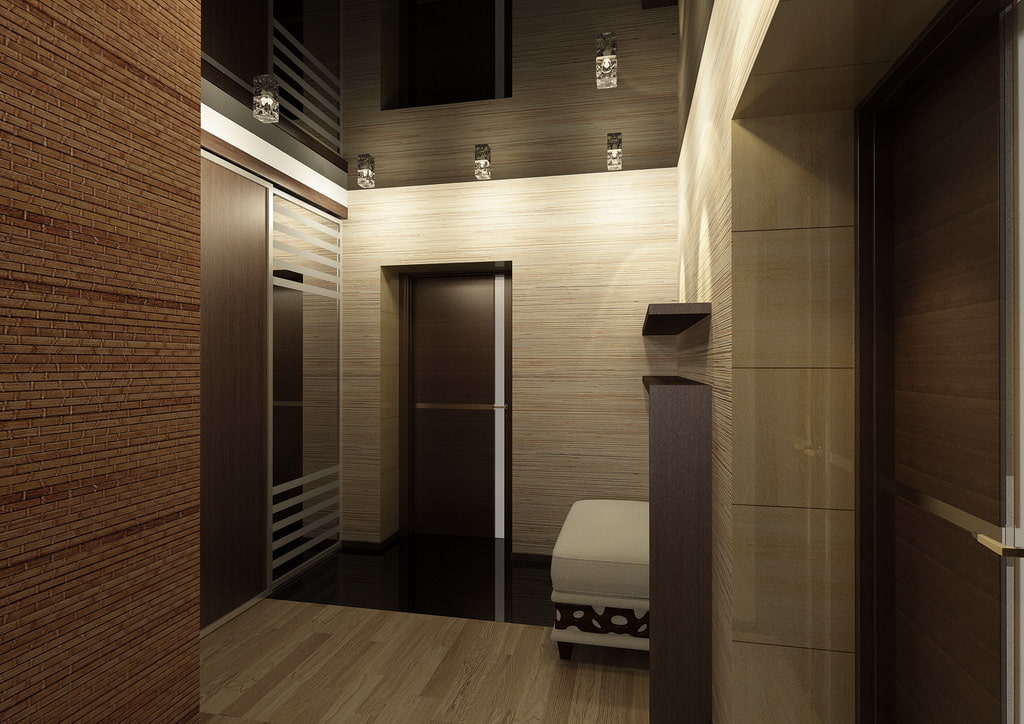 سقف تمتد الأسود في الردهة