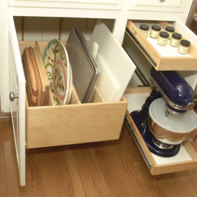 organização do espaço nas idéias de decoração de cozinha